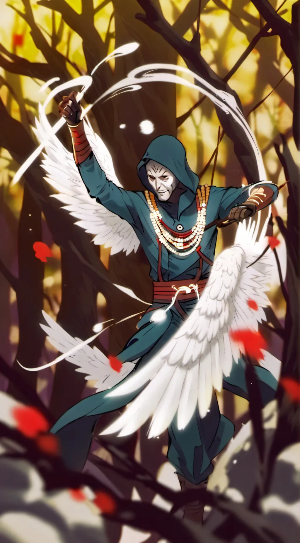 ai character: Foot background