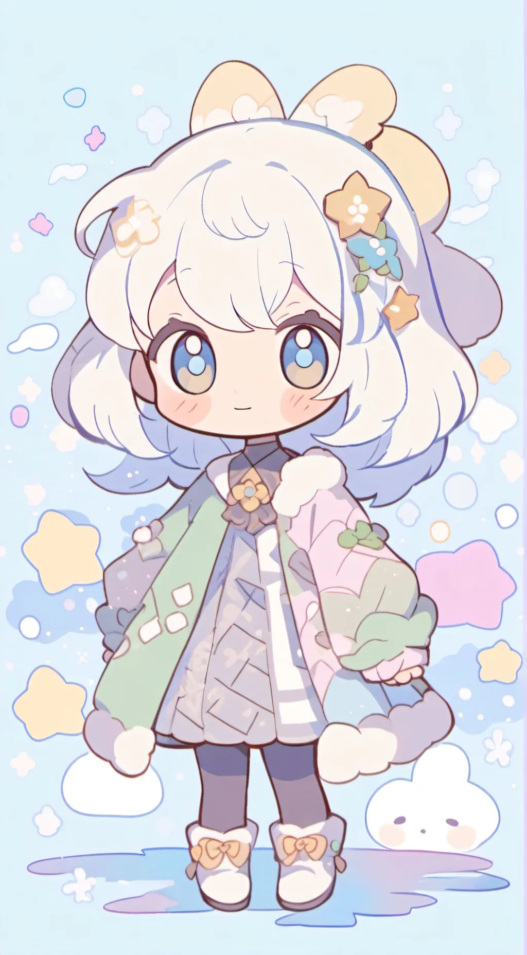 ai character: locker room dw background