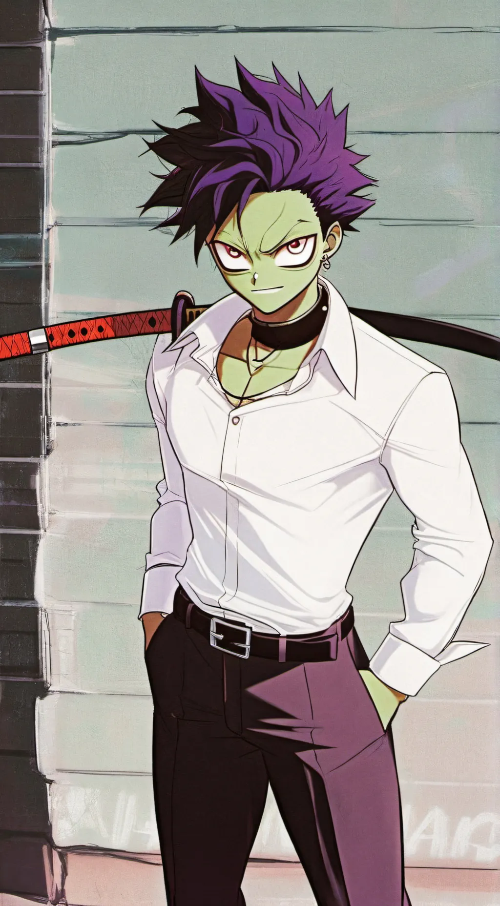 ai character: Spinner background