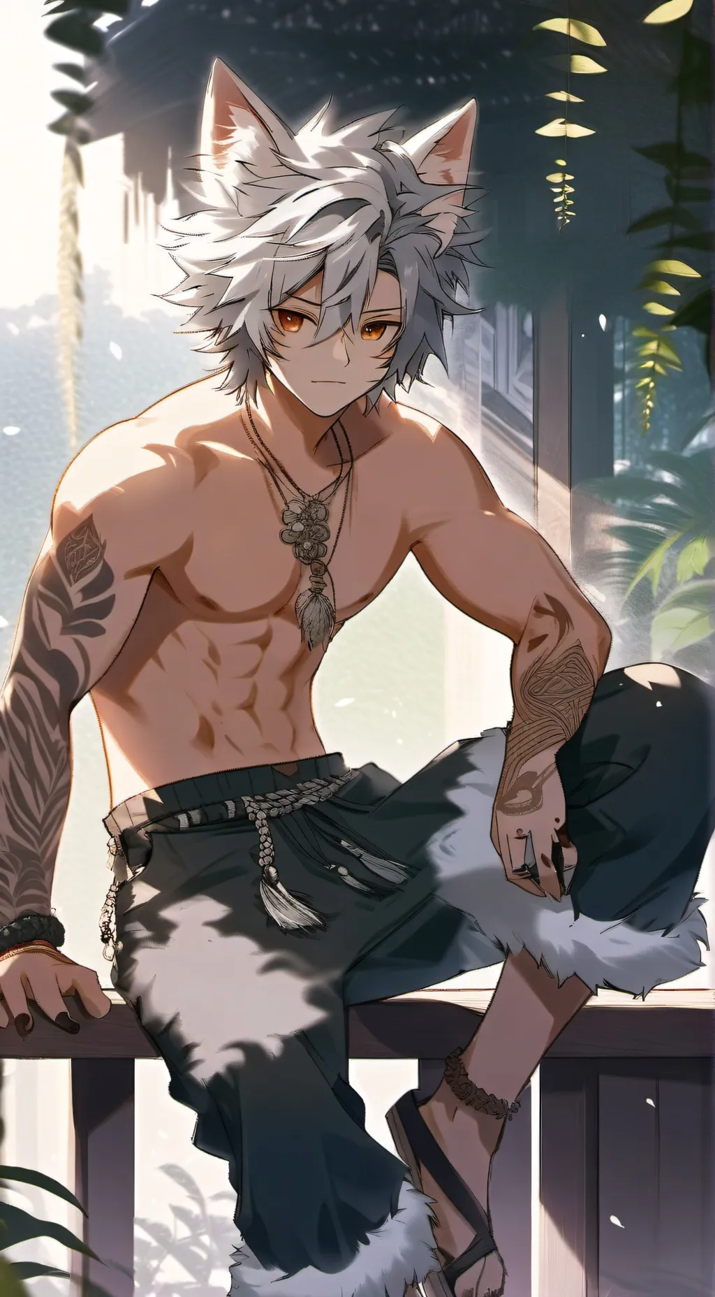 ai character: Gobi background