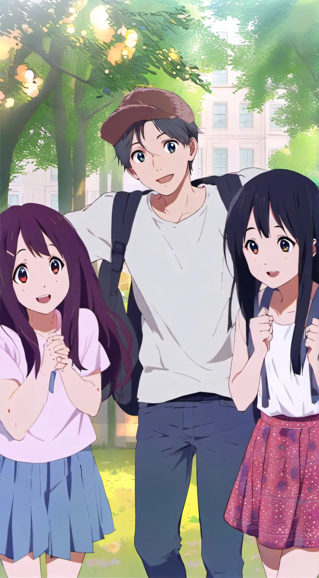 ai character: Aby, Marcus, Mia background