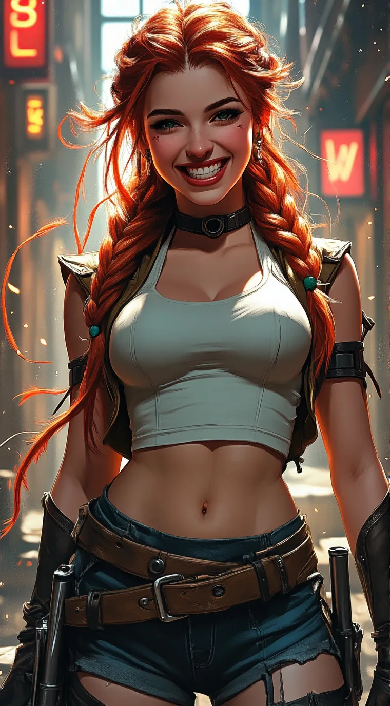 ai character: Crimson background