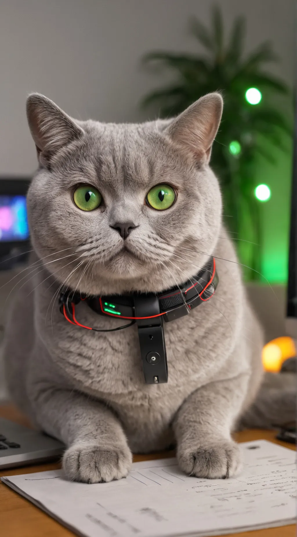 ai character: Glitch background