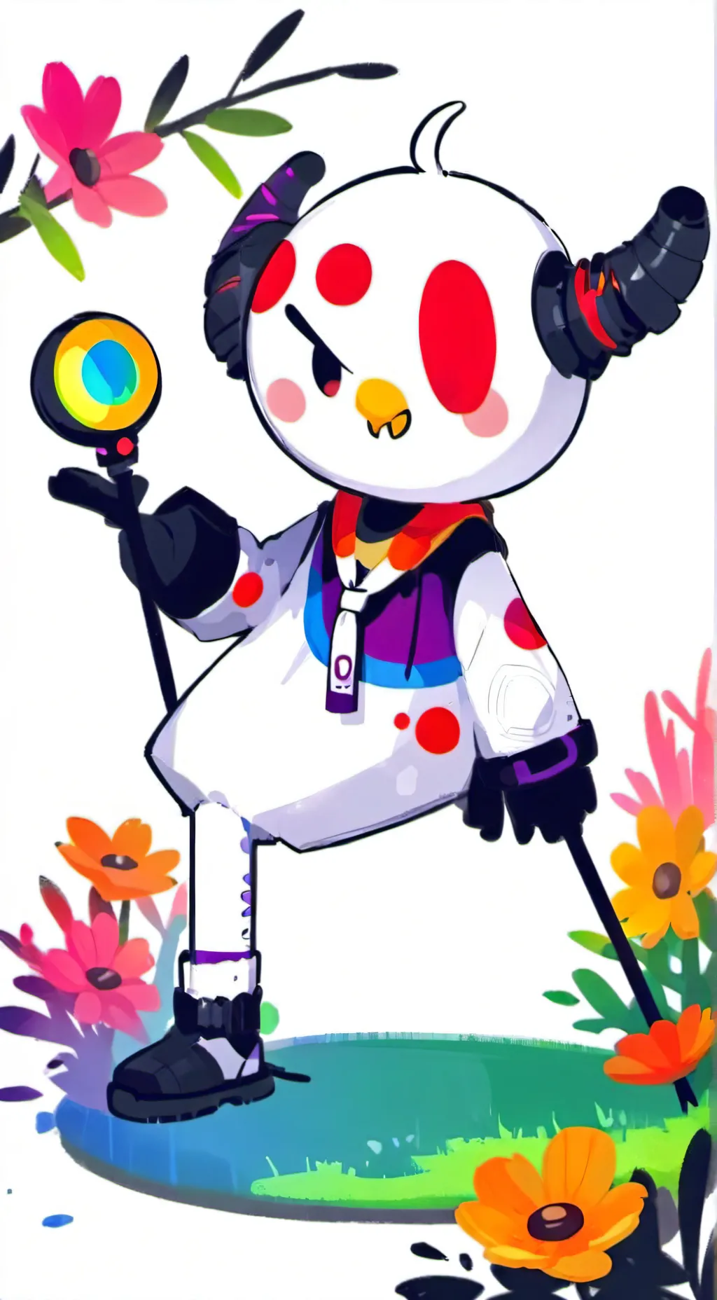 ai character: dw Fighting background