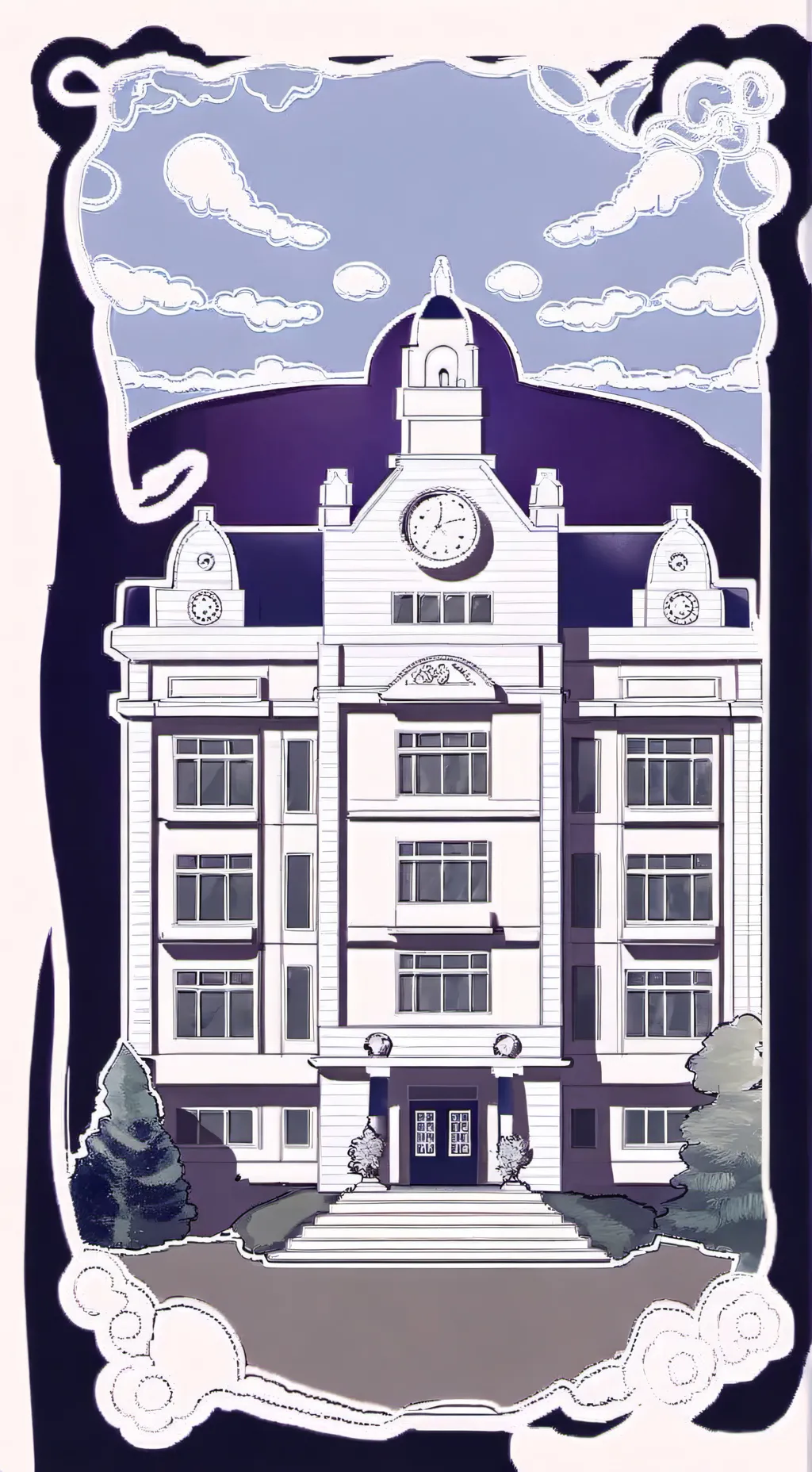 ai character: Brook elementary  background