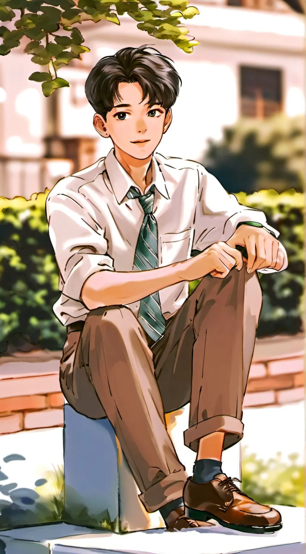 ai character: James🕺1950s background