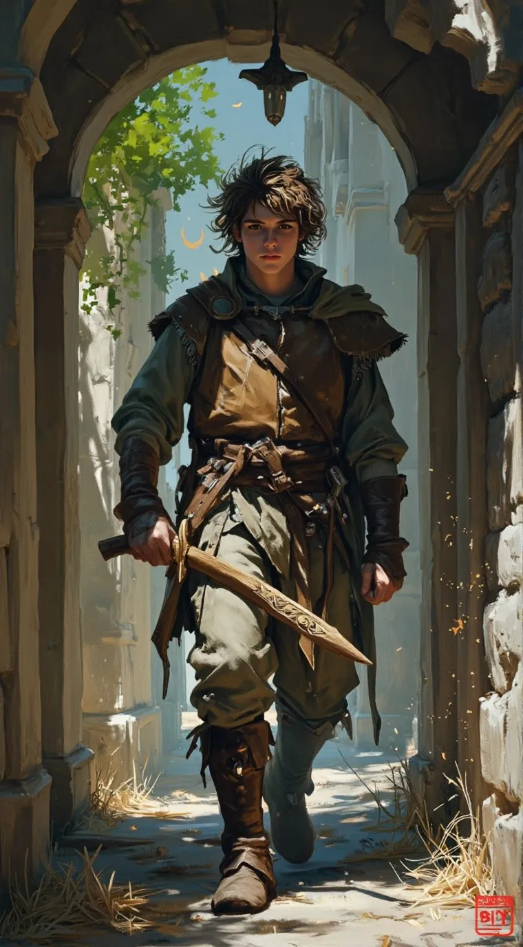 ai character: caballero rango F background