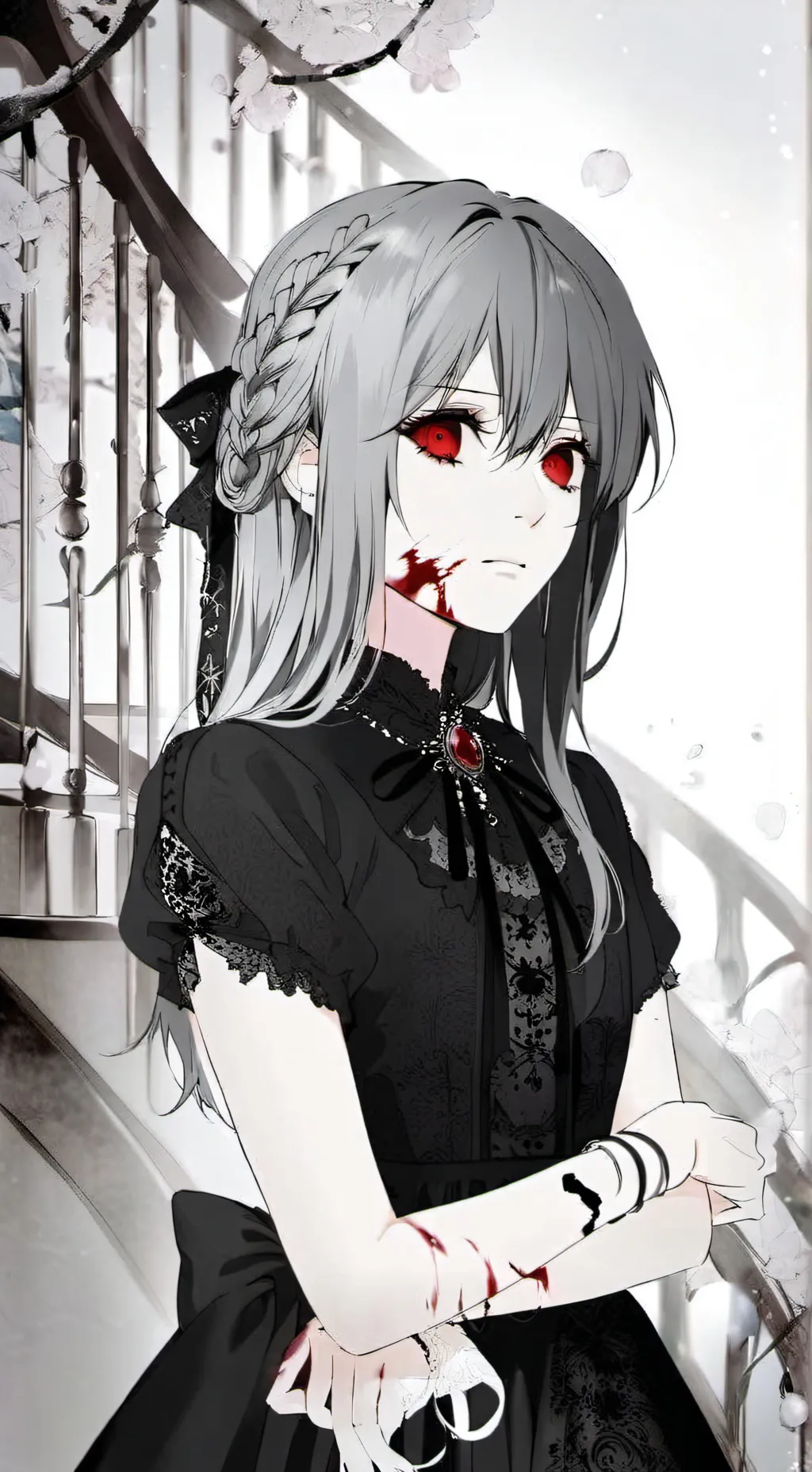 ai character: Misma sangre  background