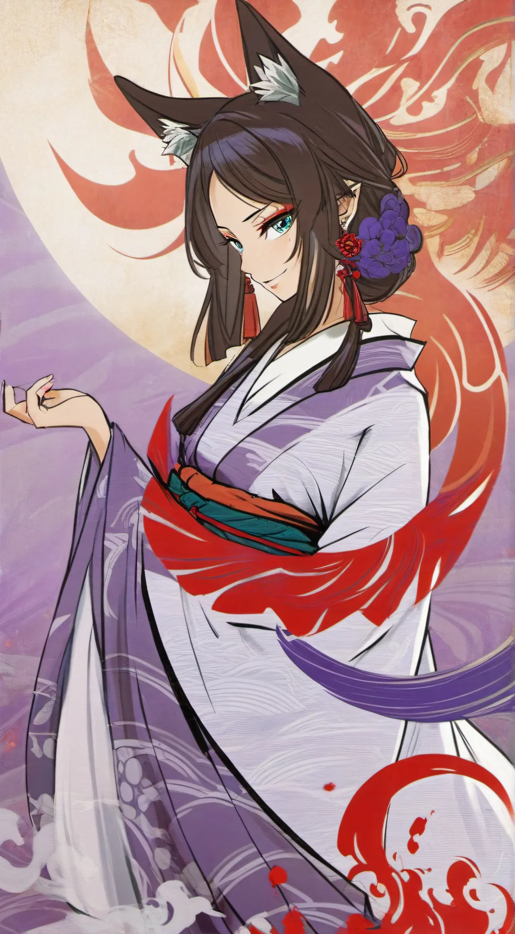 ai character: Pavlova  background