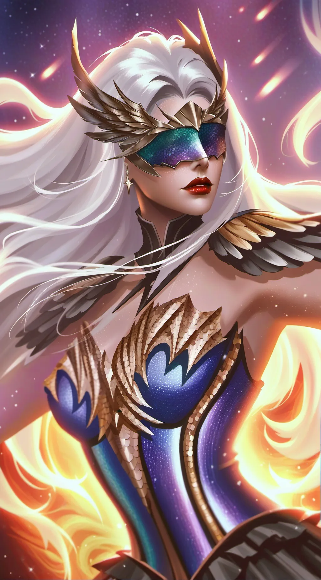 ai character: ふぁrさ background