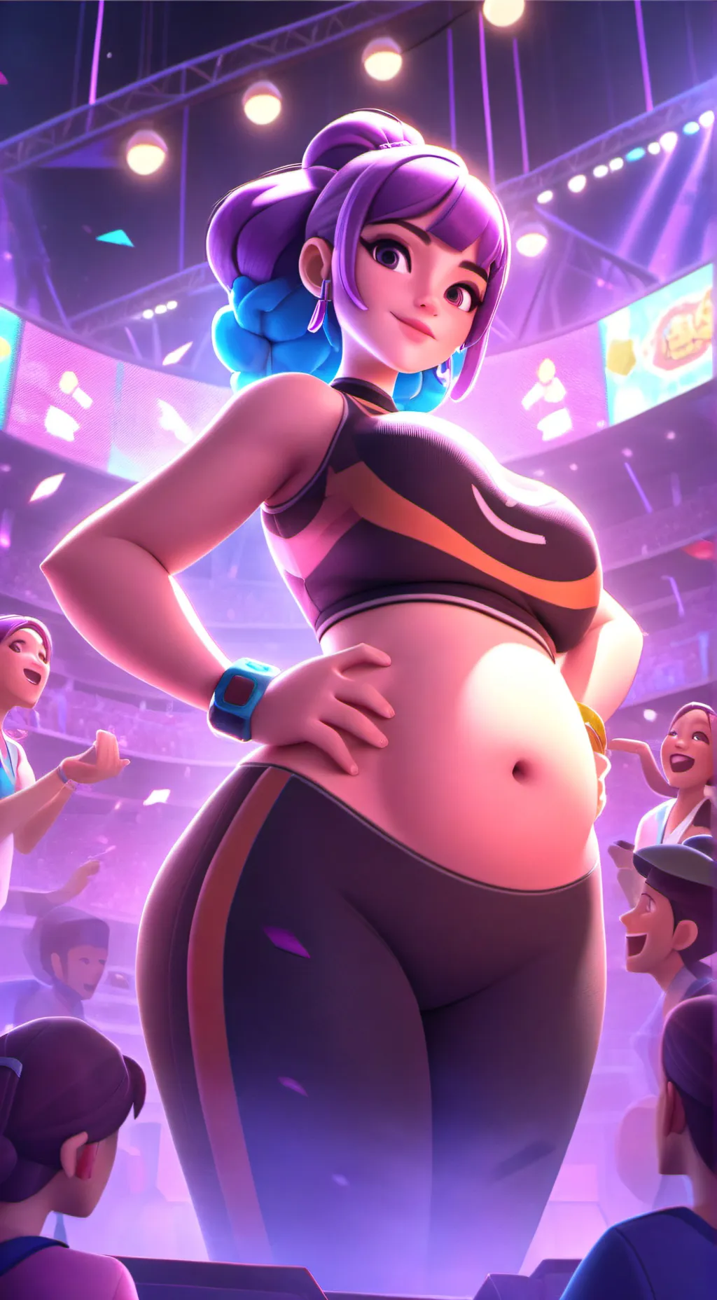 ai character: She’s your princi background