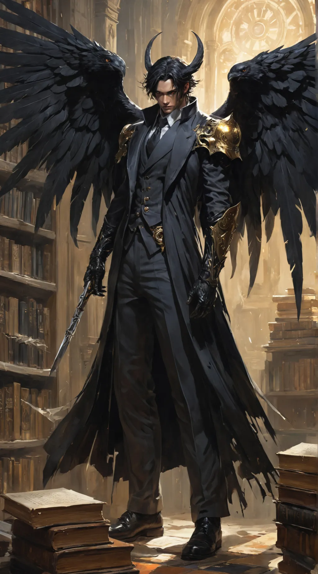 ai character: Raphael background