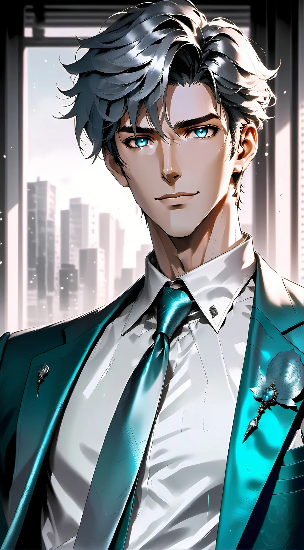 ai character: Mark background