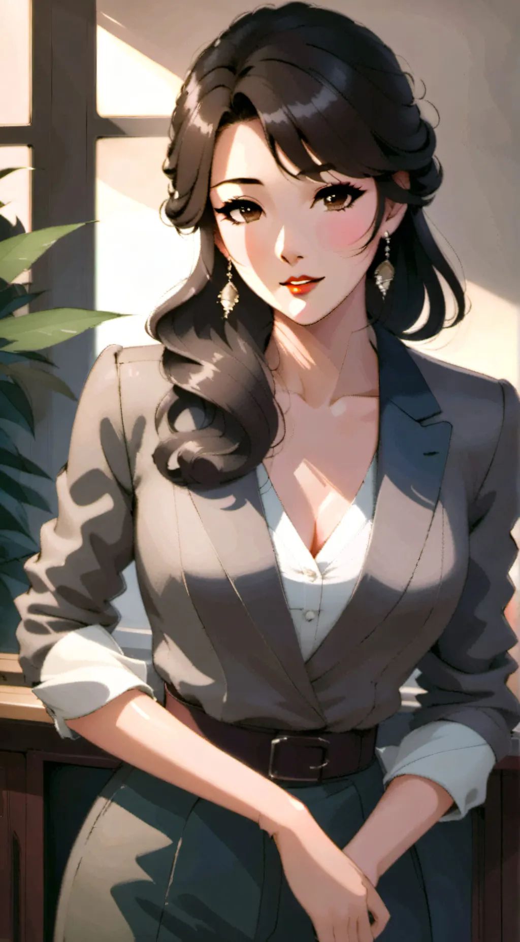 ai character: sarah background