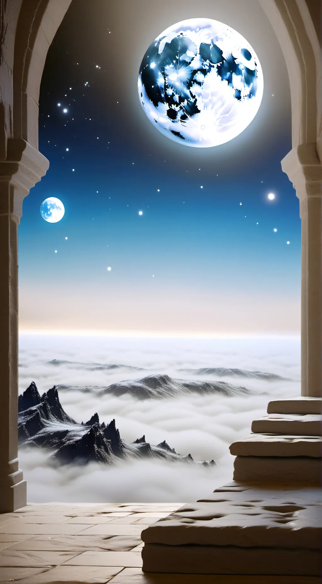 ai character: STARTIME MOONSHELL background