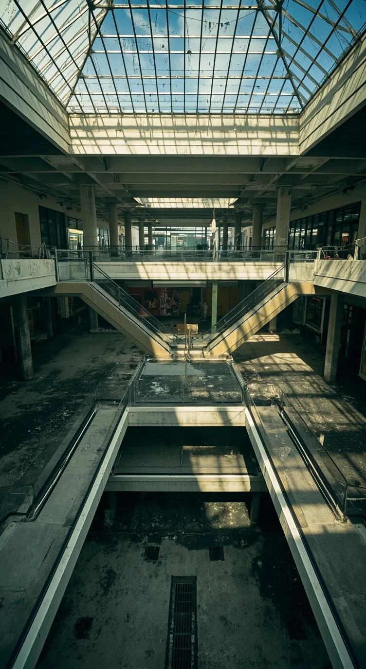 ai character: Mall background