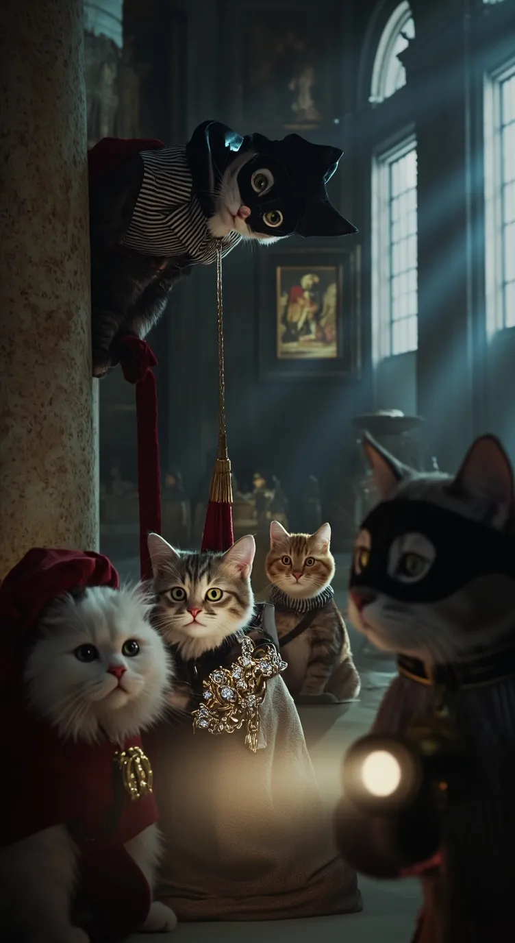 ai character: cats 🐈 background