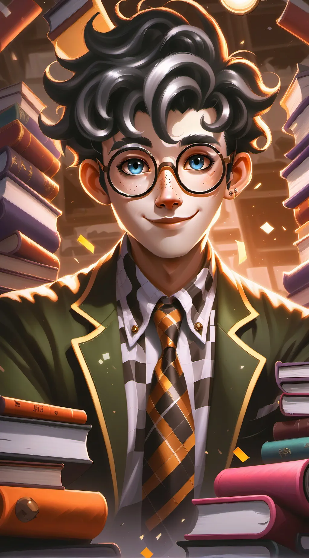 ai character: Prof. Memétron 9000 background