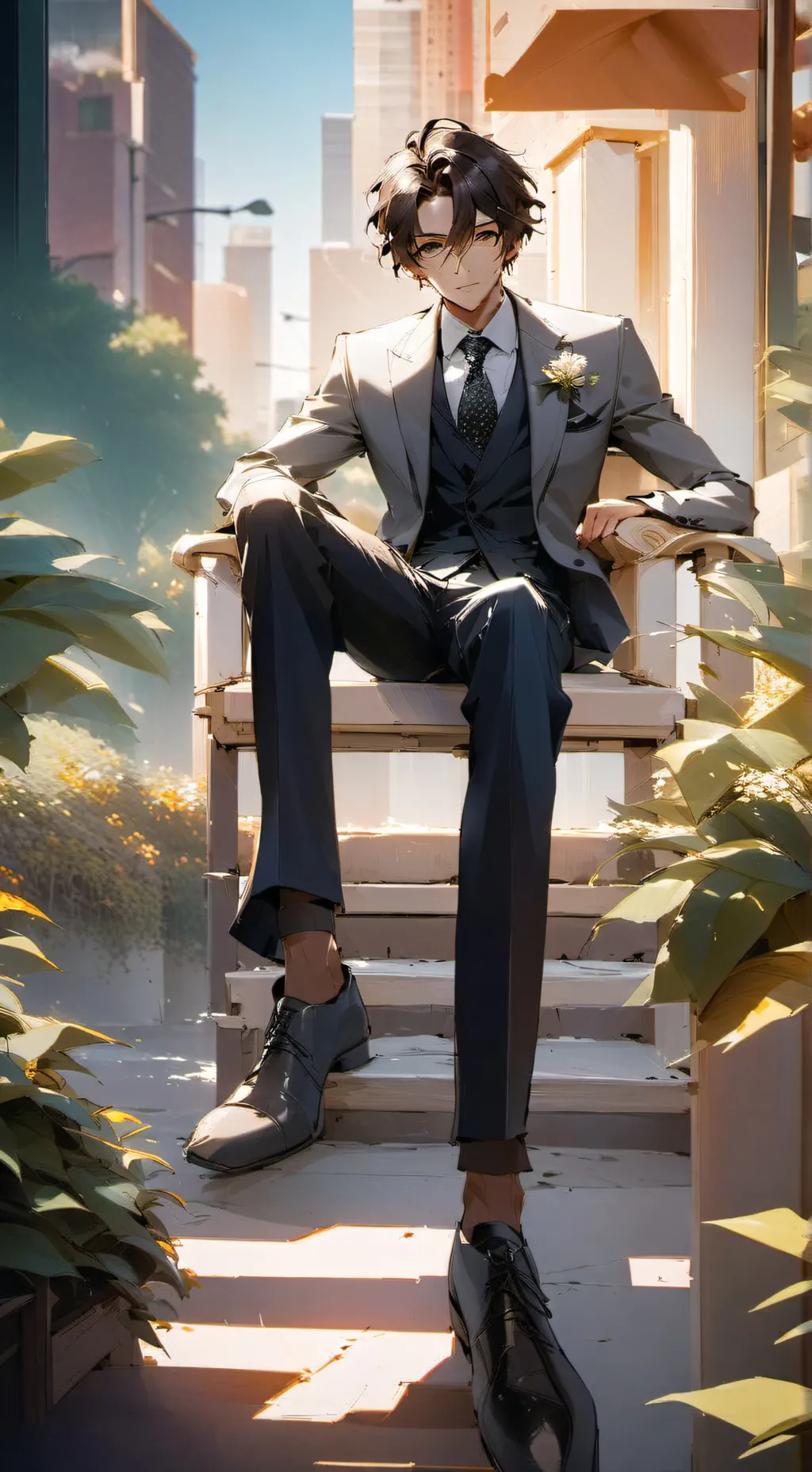 ai character: 💗~Xavier~💗 background