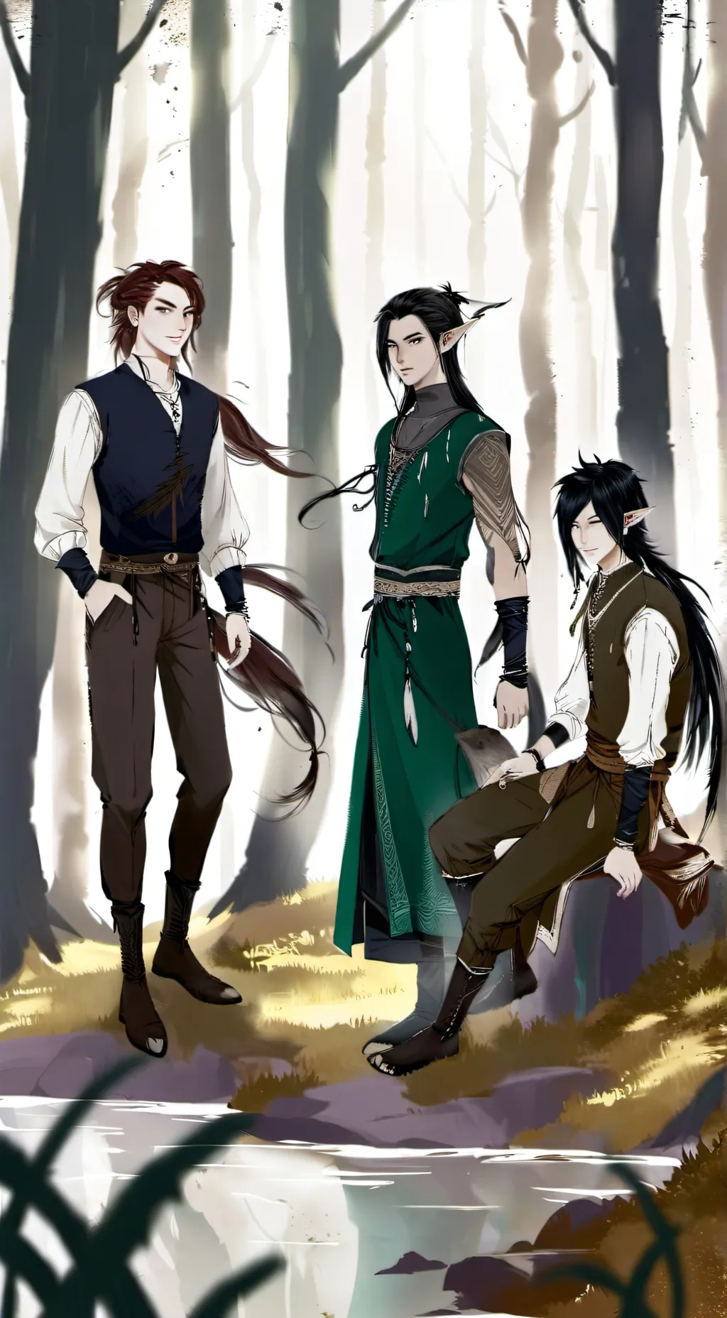 ai character: The boys. background