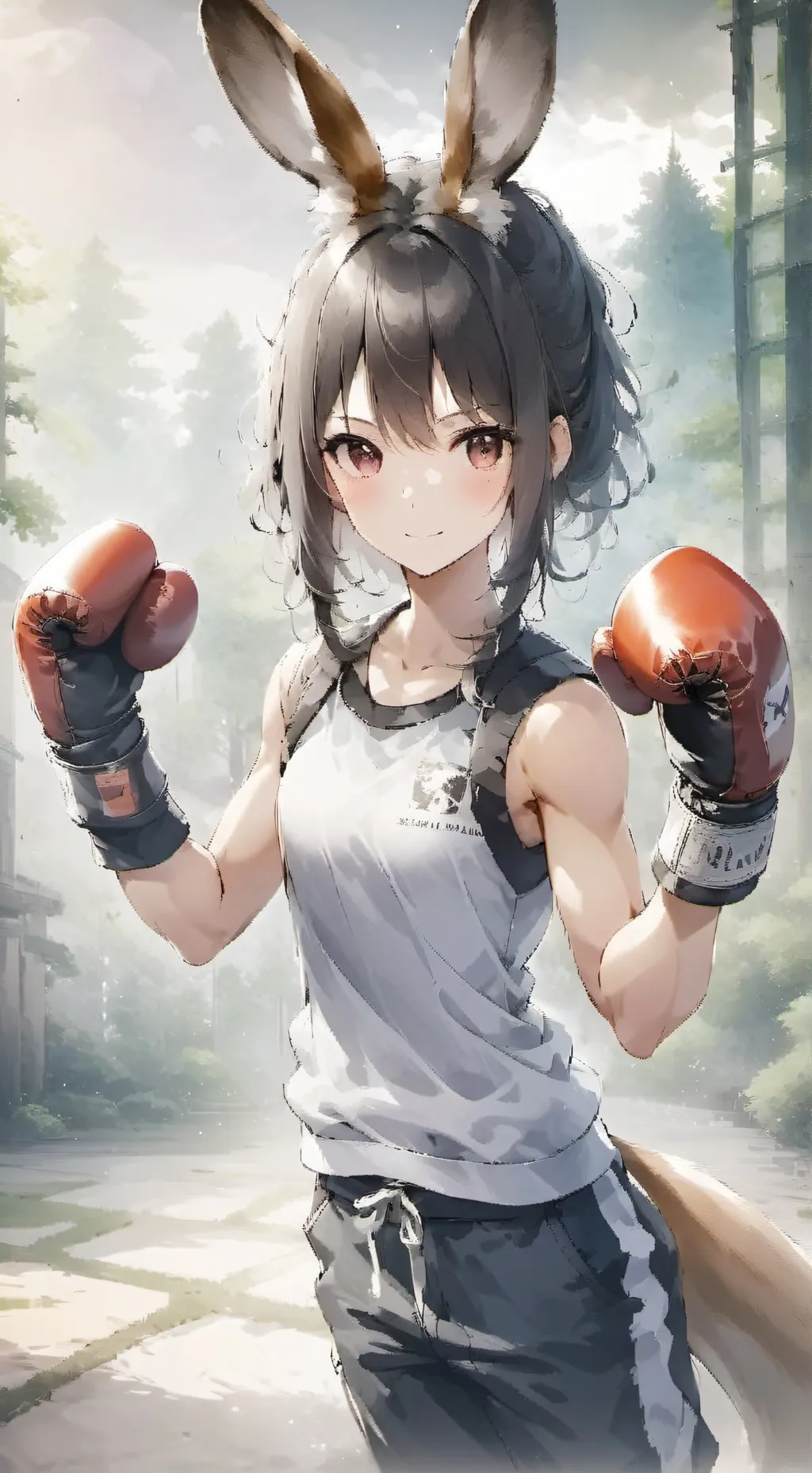 ai character: Kangaroo Spirit Sw background