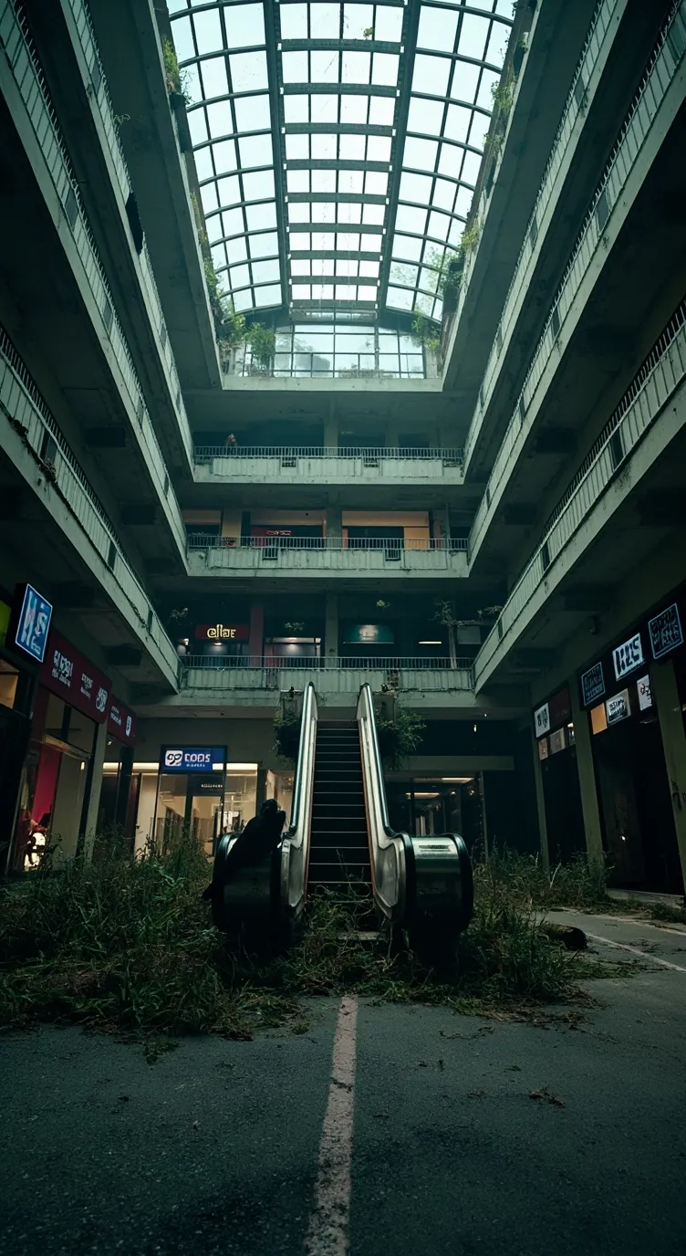 ai character: W Bird In Mall background