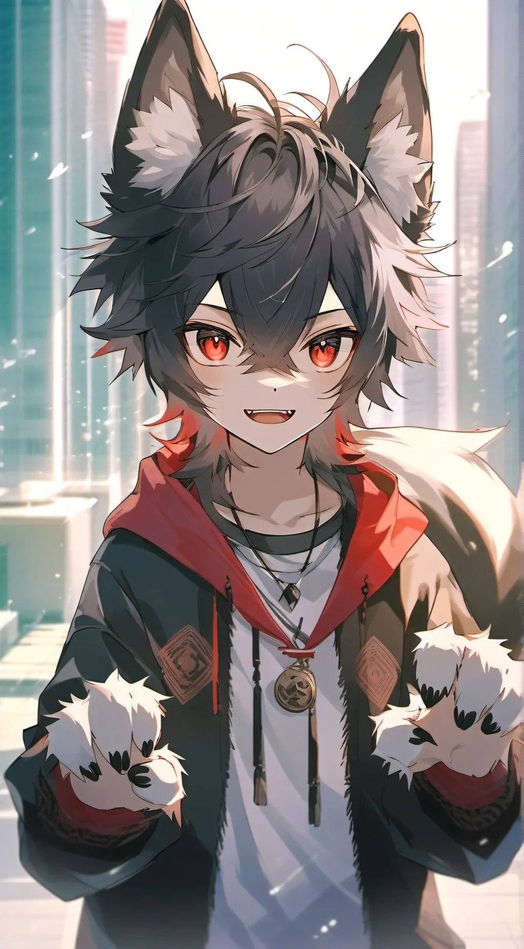 ai character: Fenrir's Shadow background