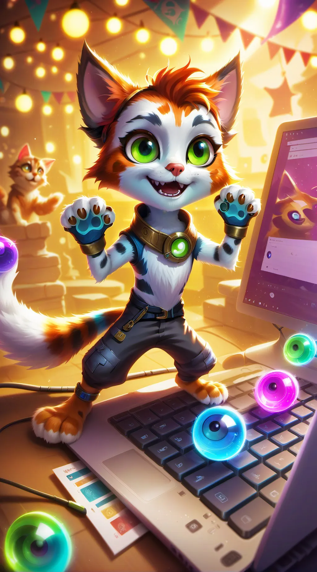 ai character: ChaosKitte background