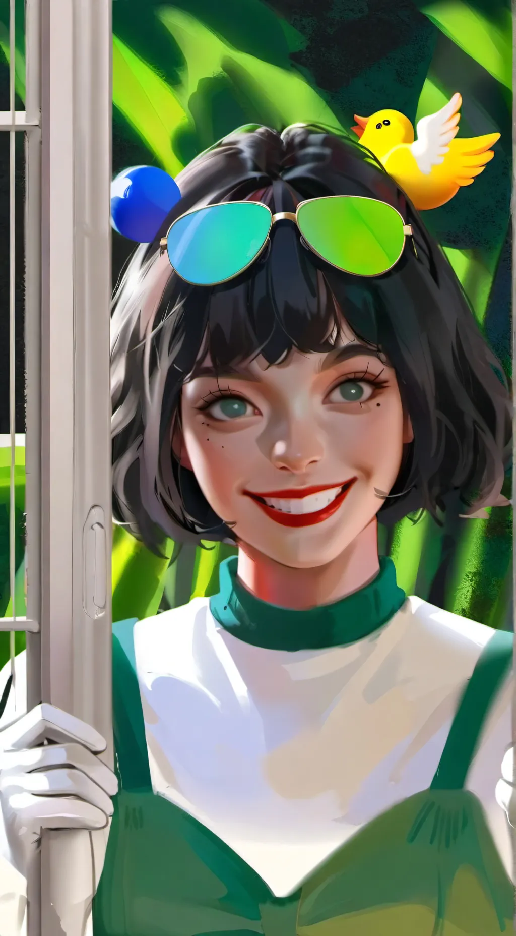 ai character: Hola  background