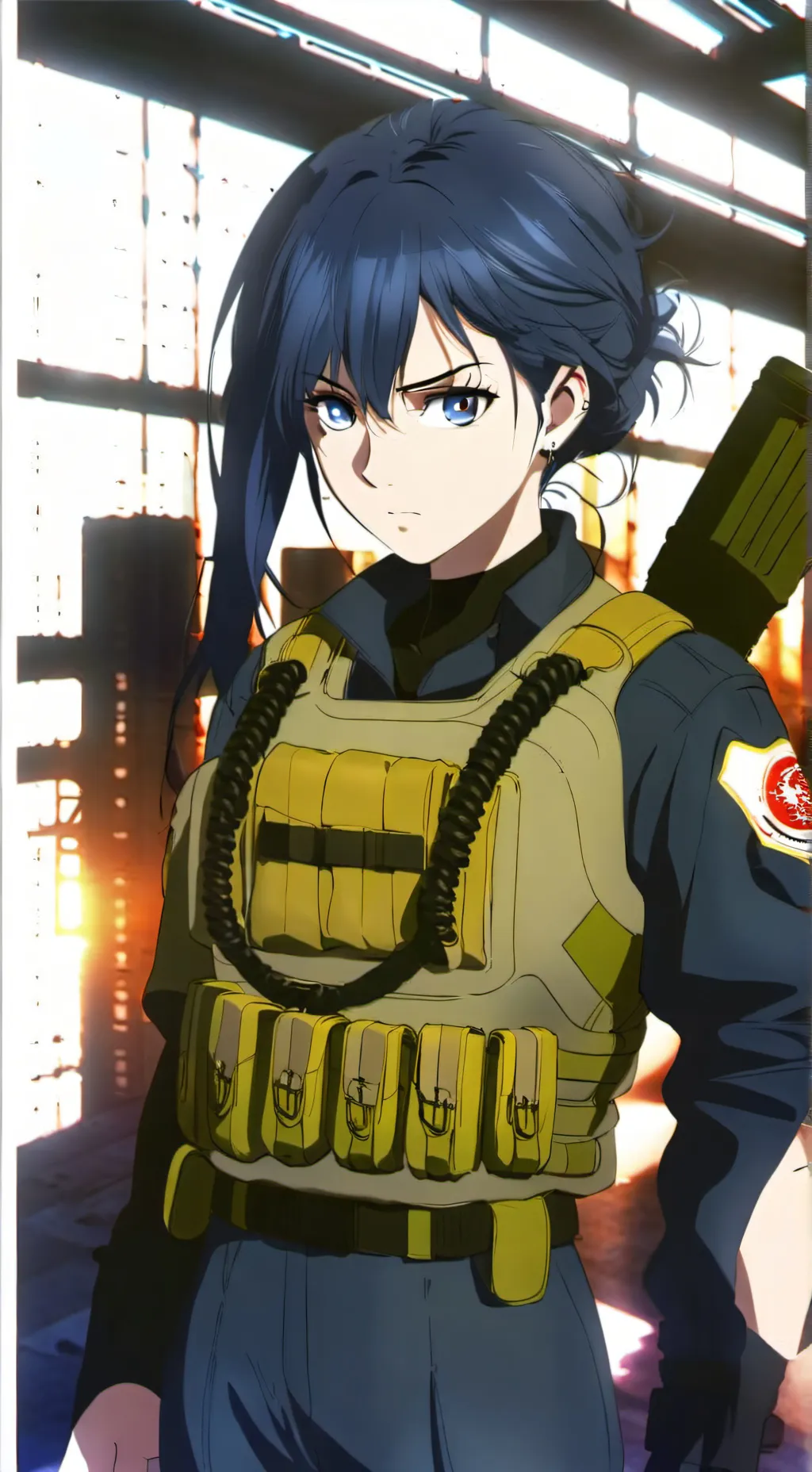 ai character: Sakura  background