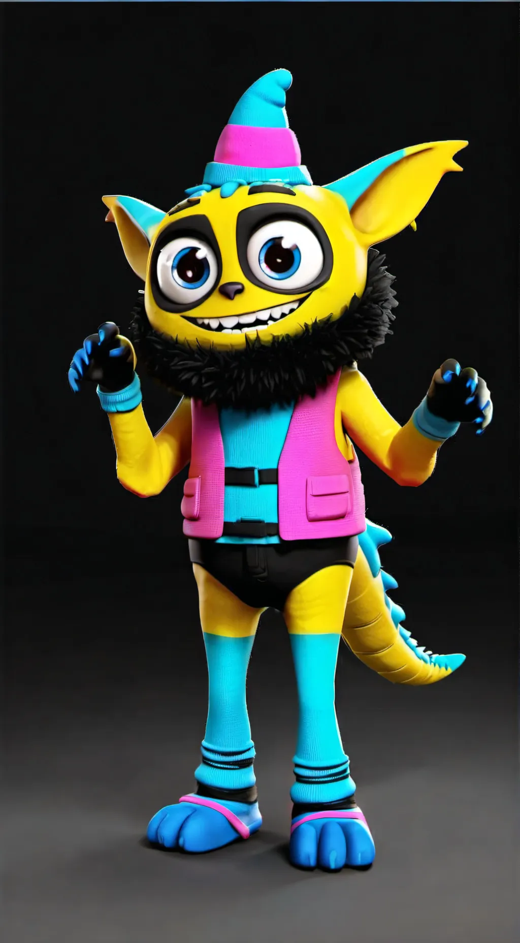 ai character: weird thing I saw background