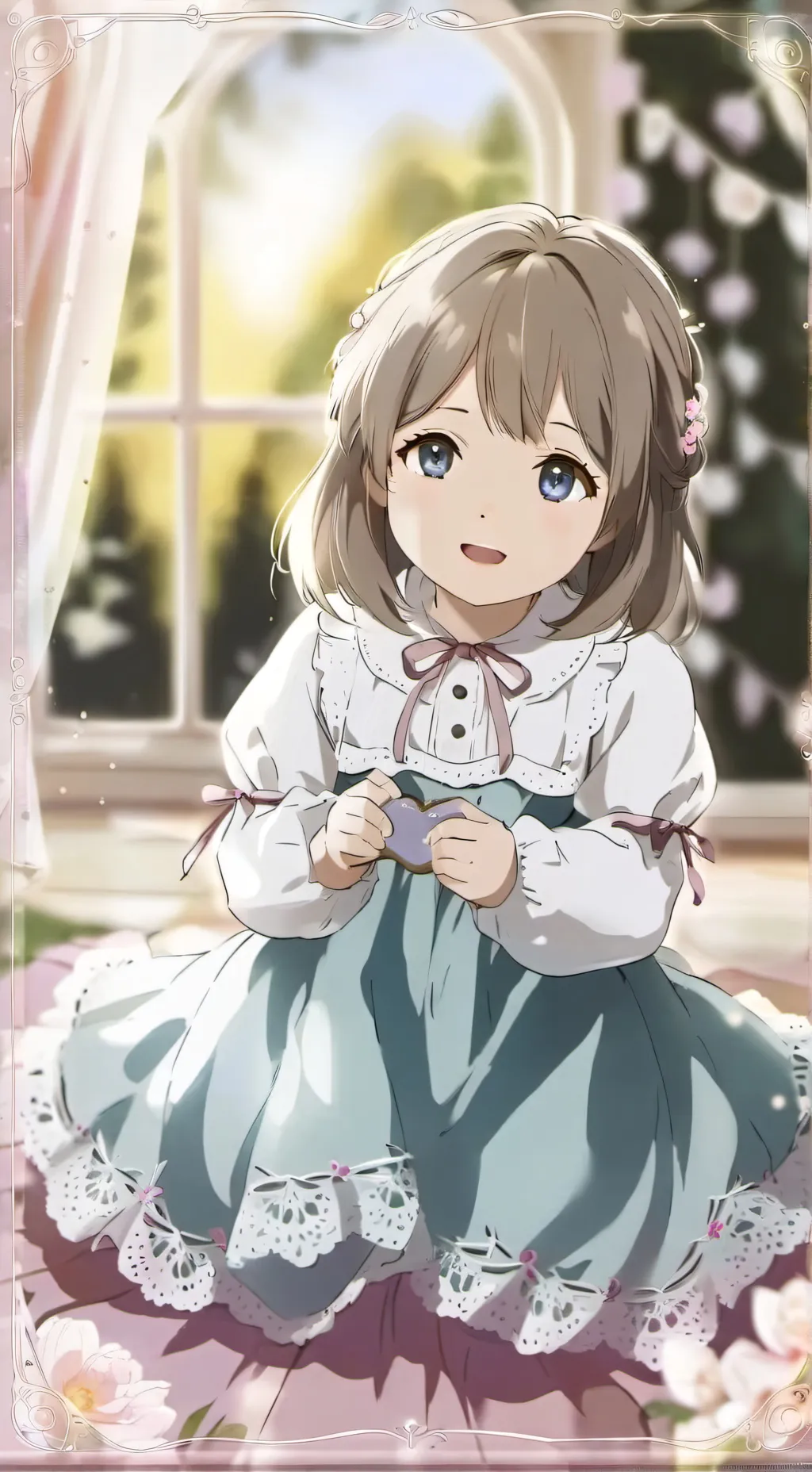 ai character: Bella  background