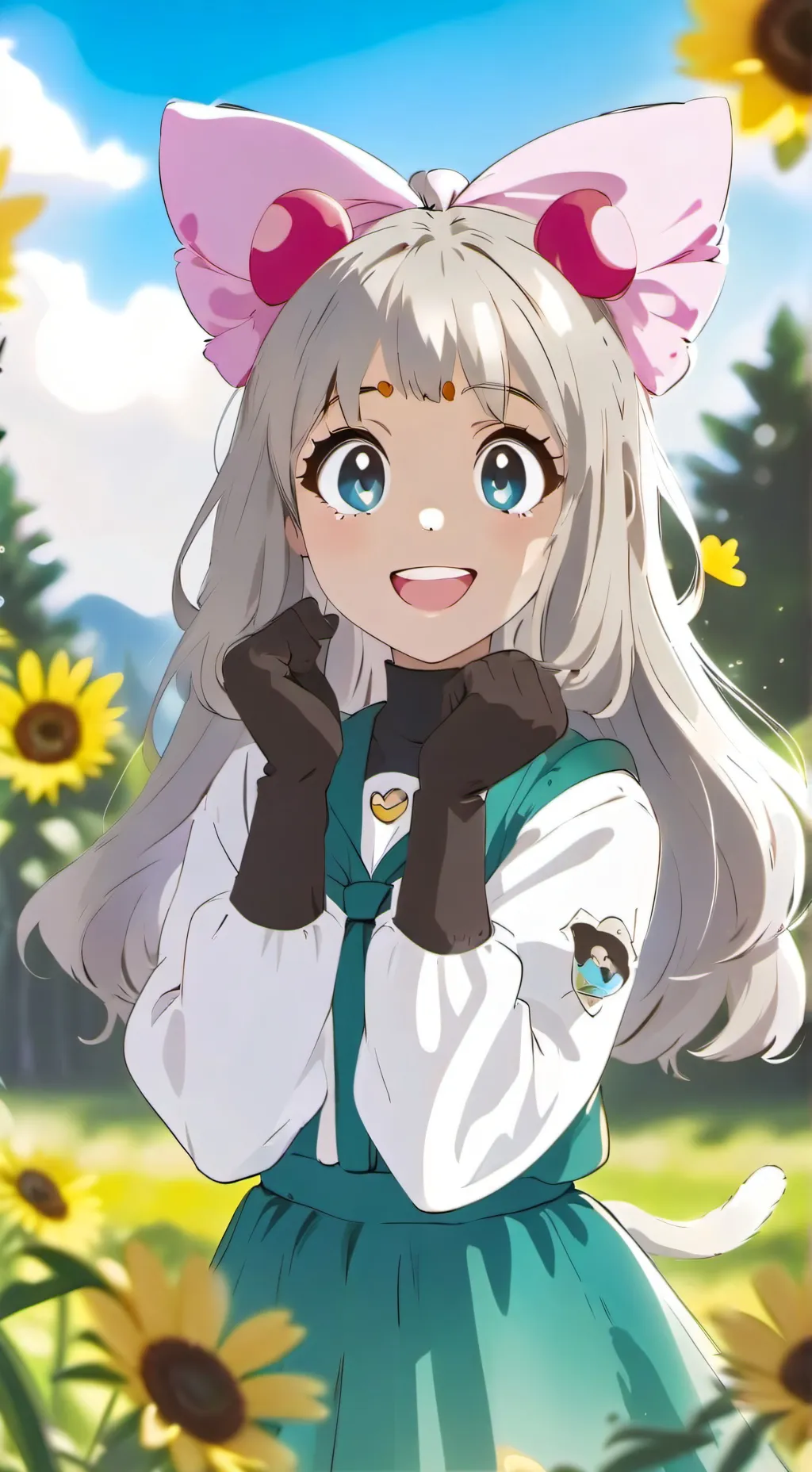 ai character: Blue Fox background