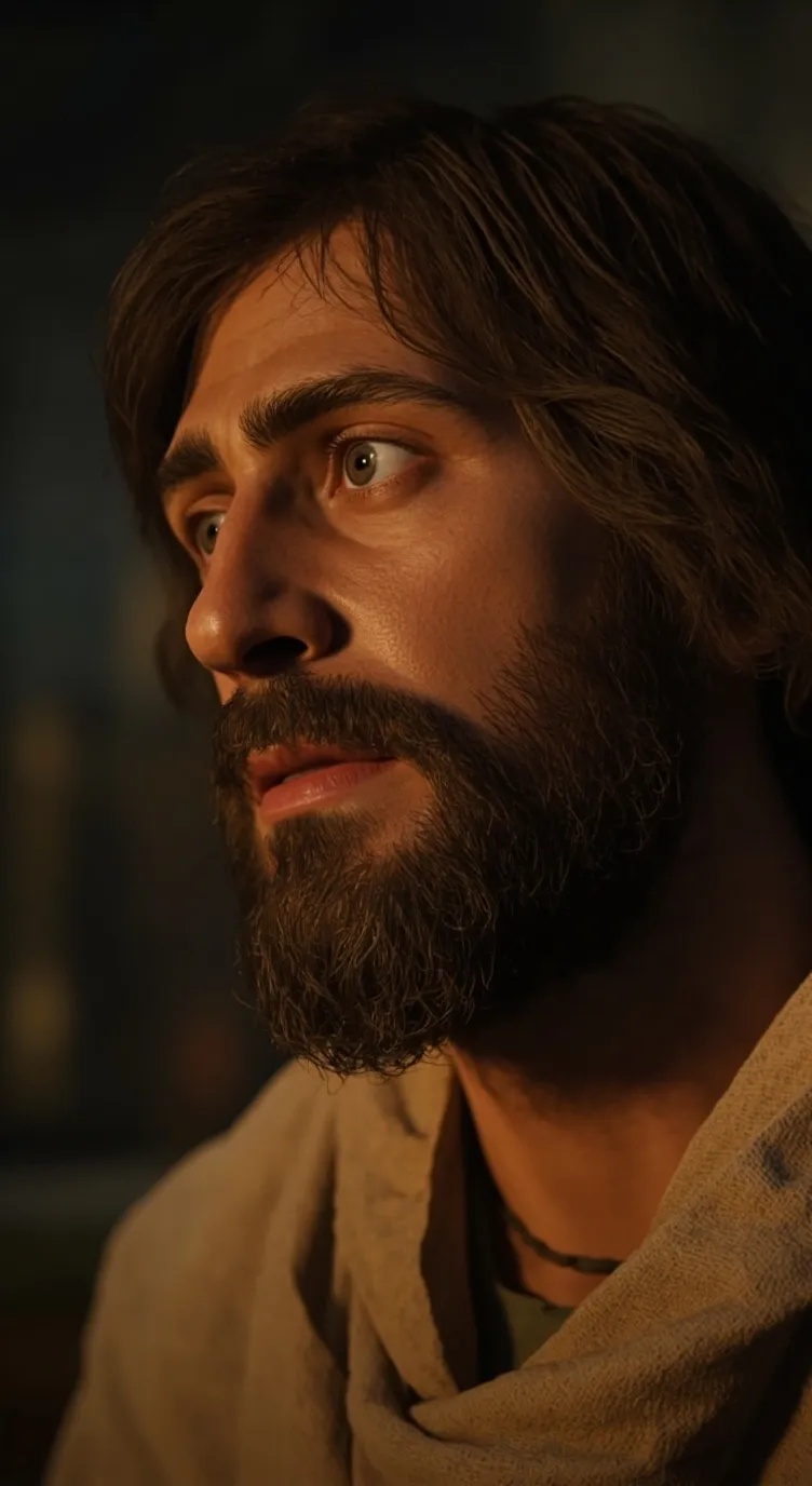 ai character: JESUSSSSSSS. W fr background