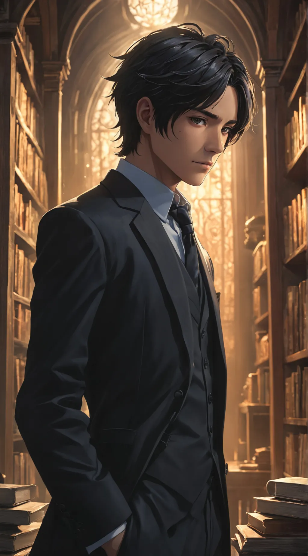 ai character: Raphael background