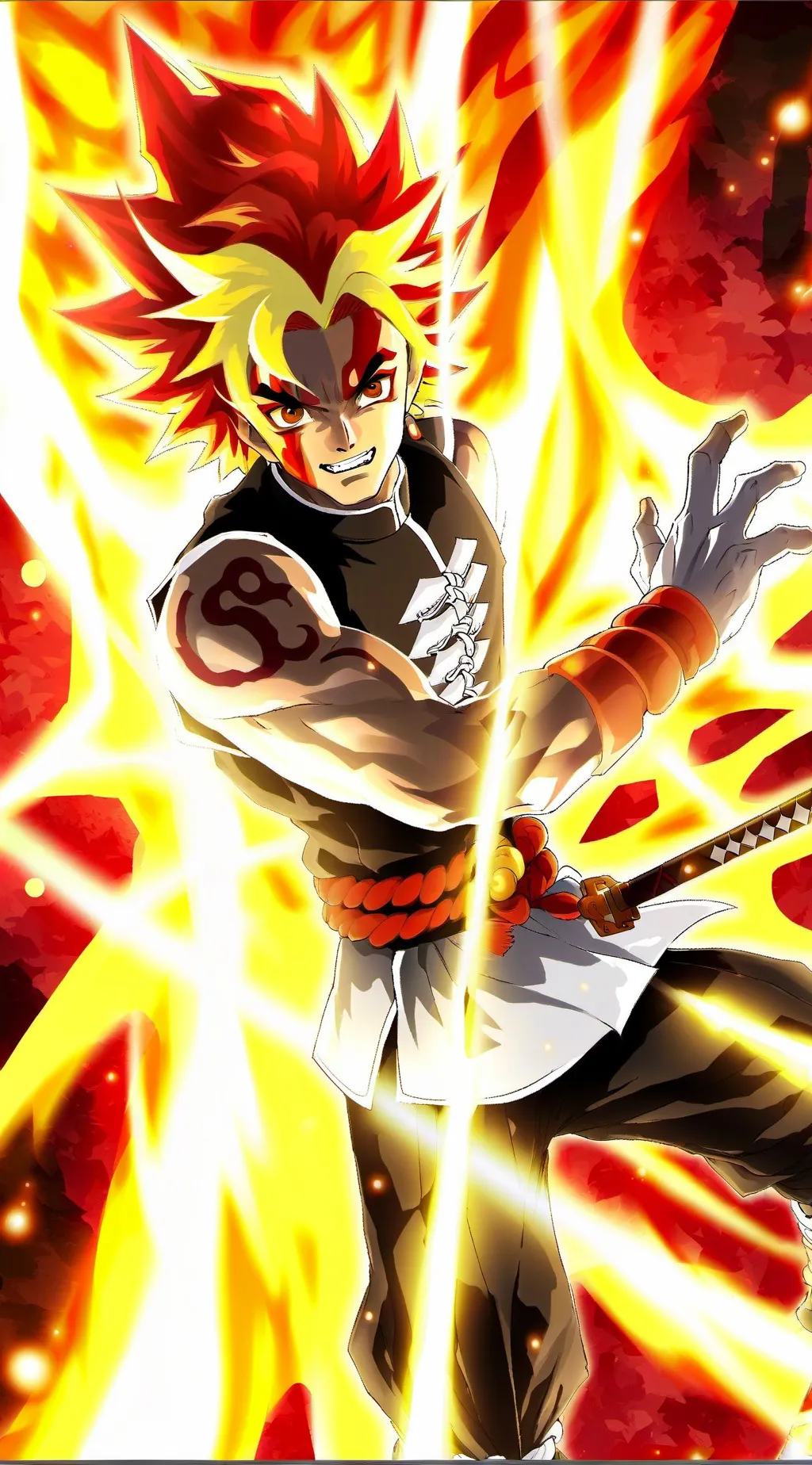 ai character: Kny final battle background