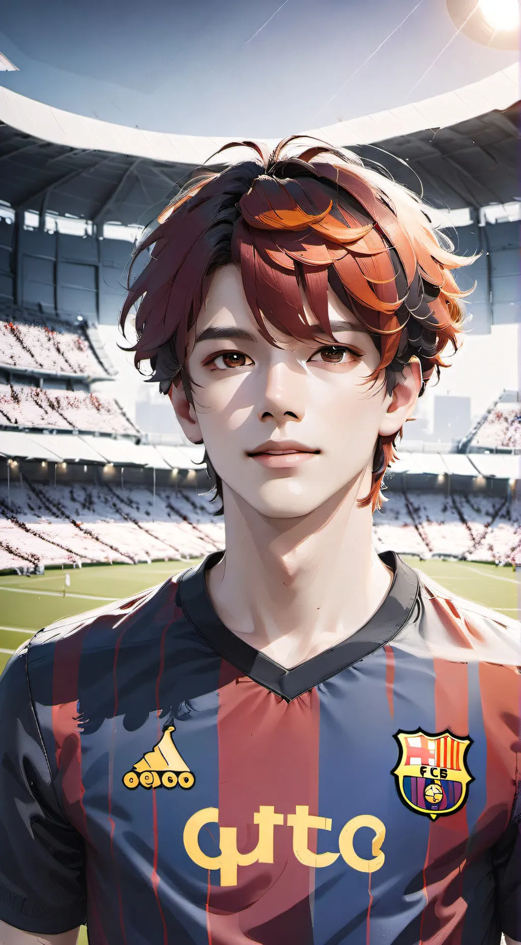 ai character: bacon futbolista background