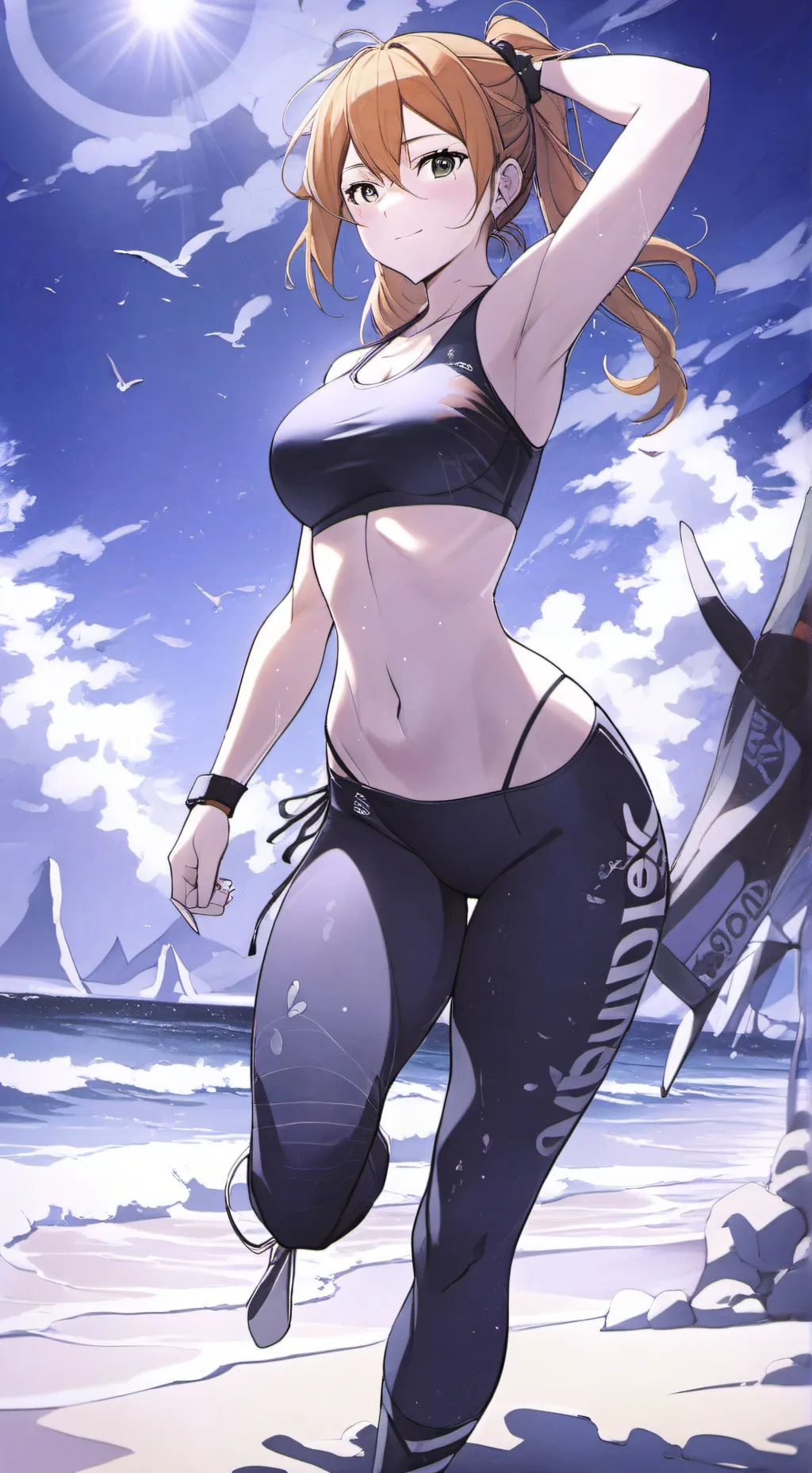 ai character: Luna background