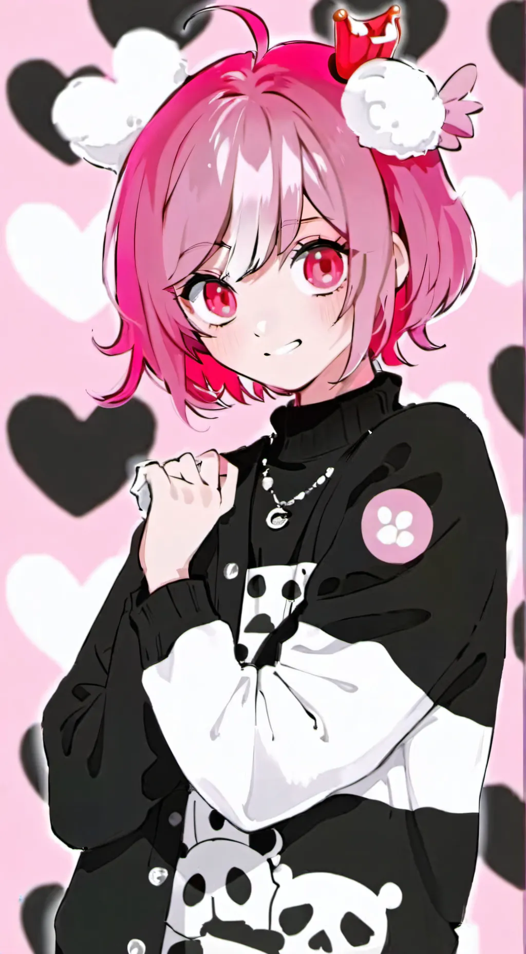 ai character: Uwu cat girl background