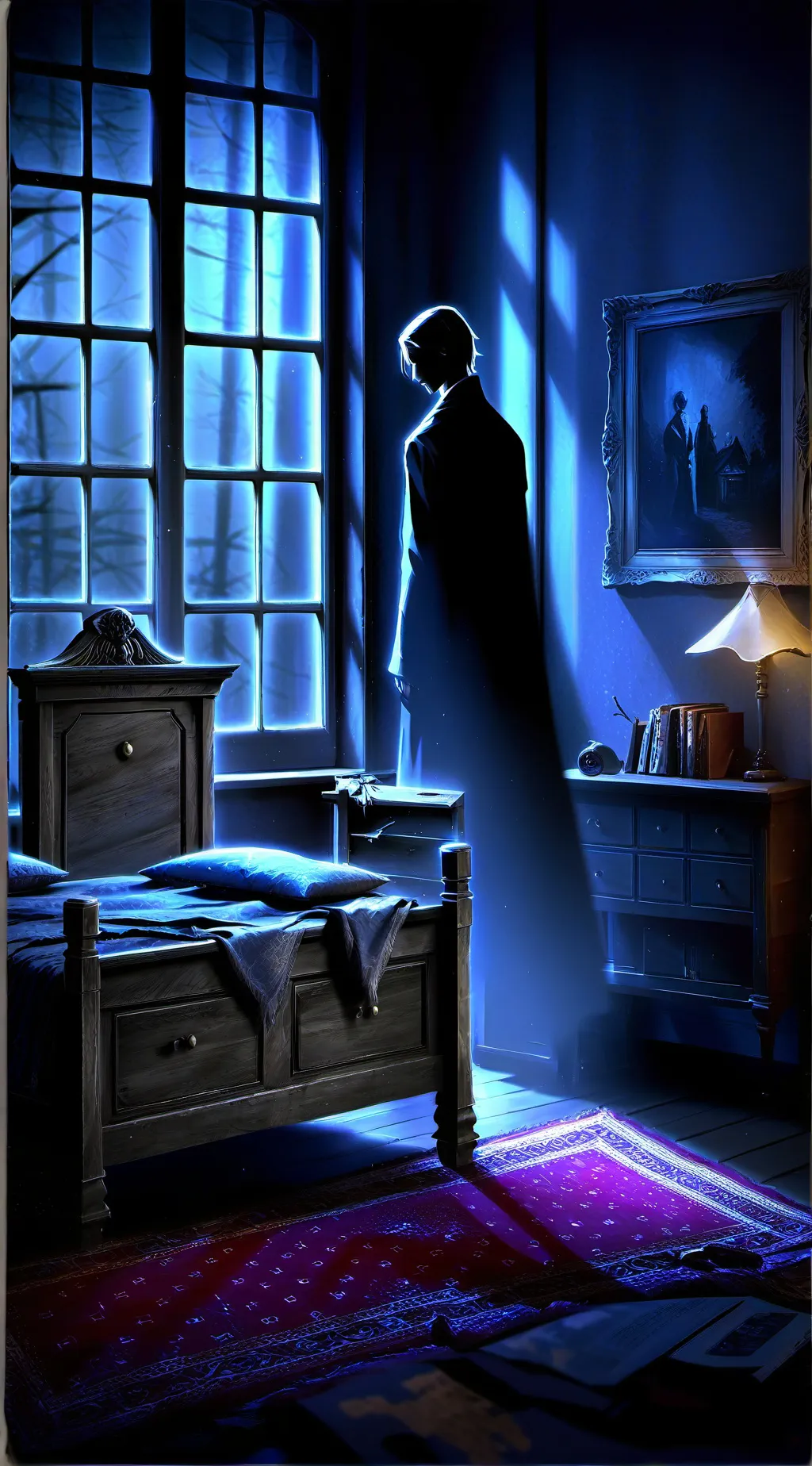 ai character: MAN IN CORNER background