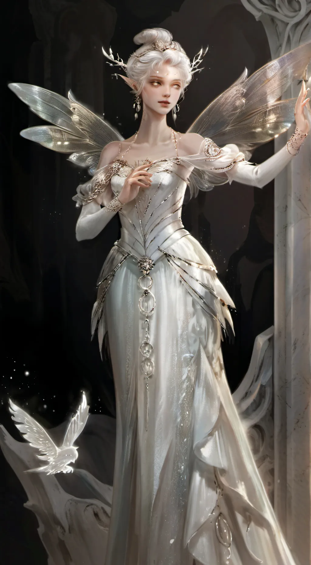 ai character: Unfriendly fairy  background