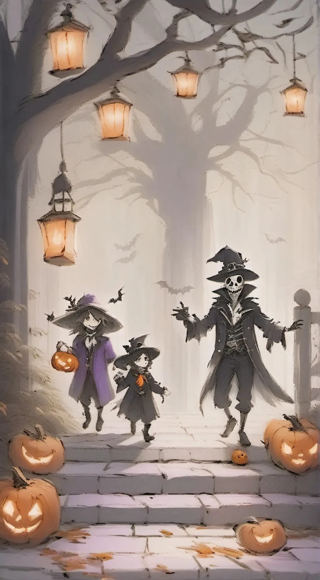 ai character: HALLOWEEN MHA 🎃 background