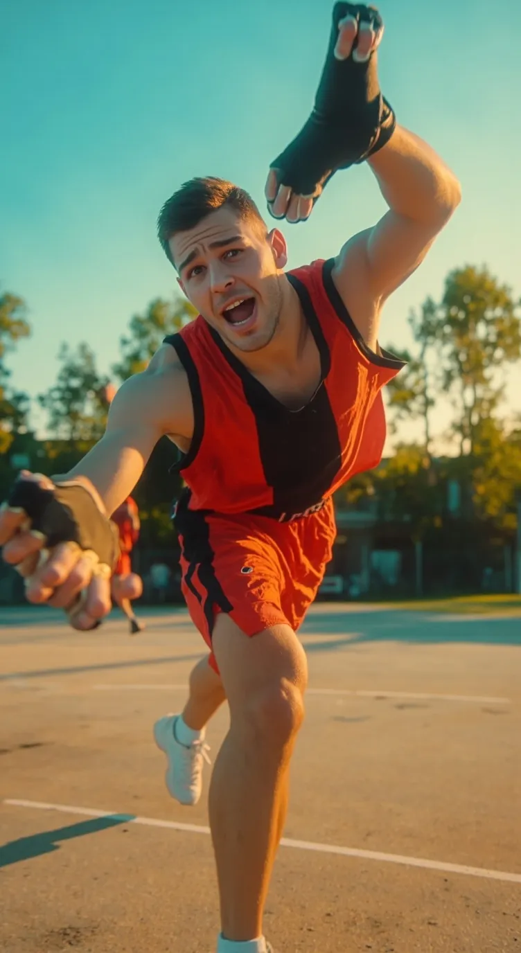 ai character: michael jack  background