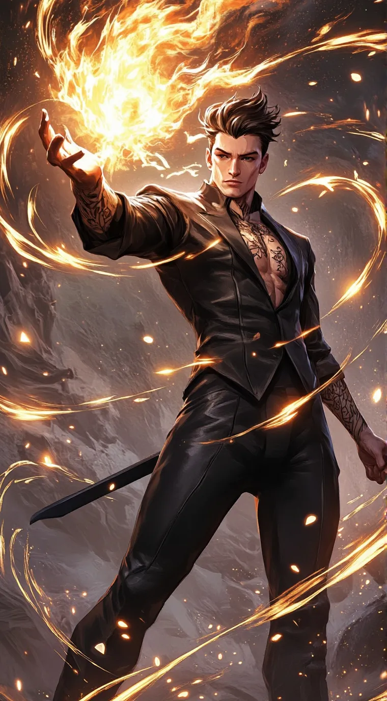 ai character: Lorenzo DeVins 🥀 background