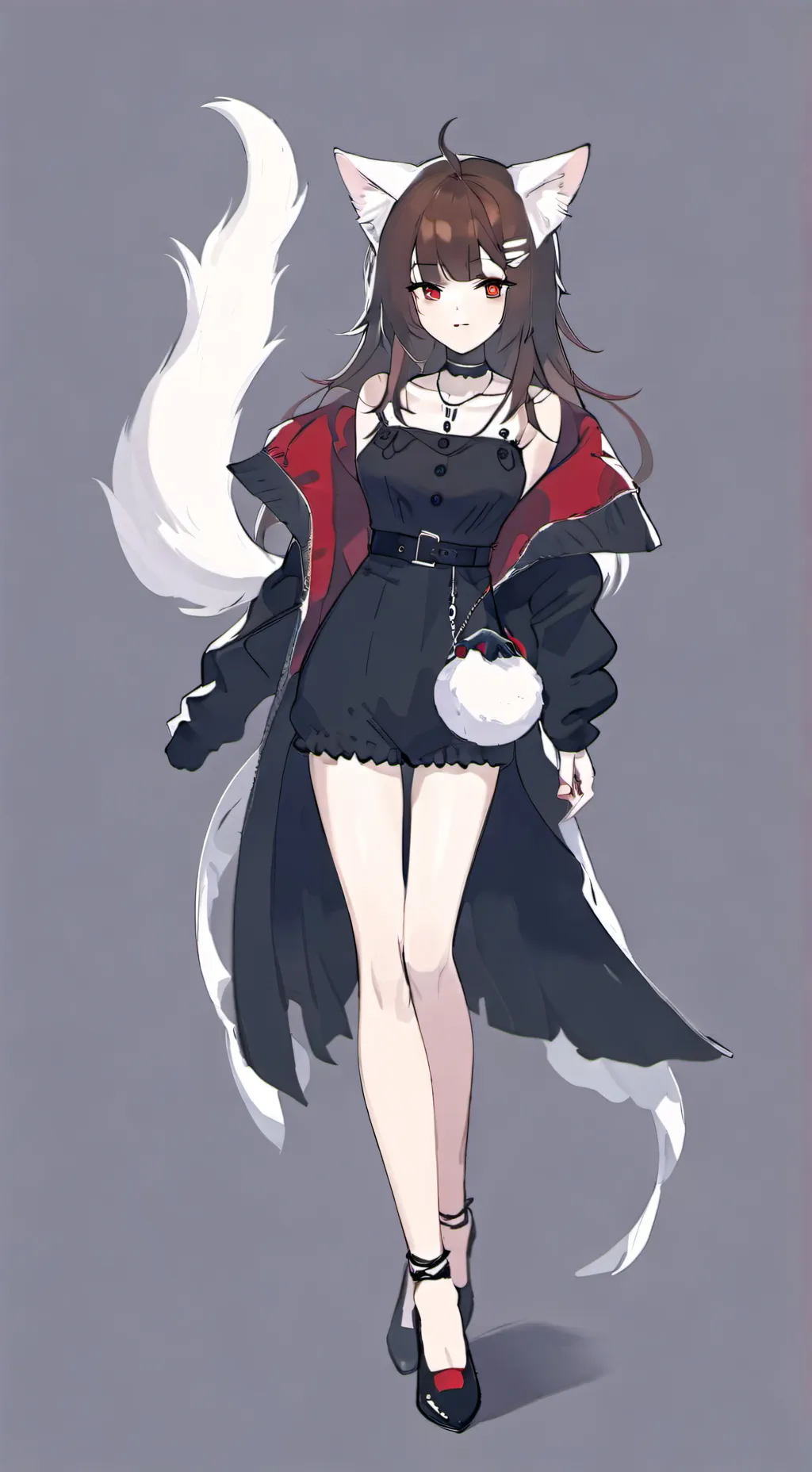 ai character: MHA Cattail life background