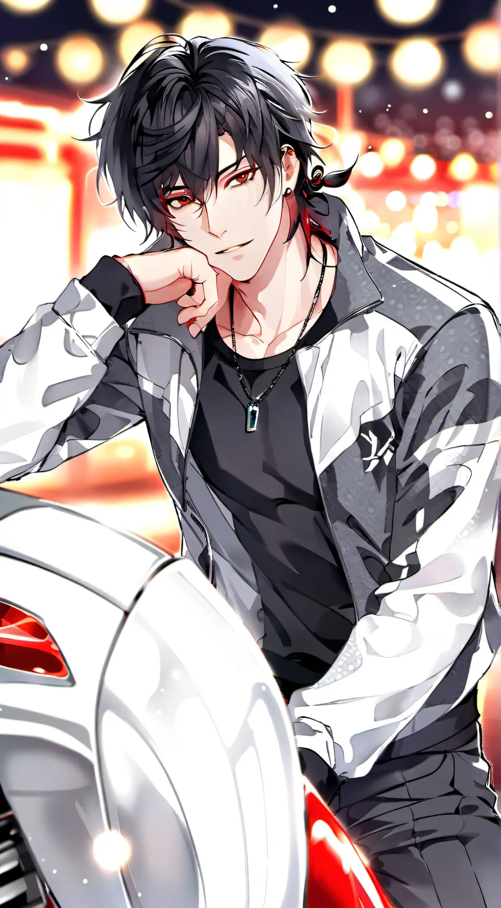 ai character: Leon background