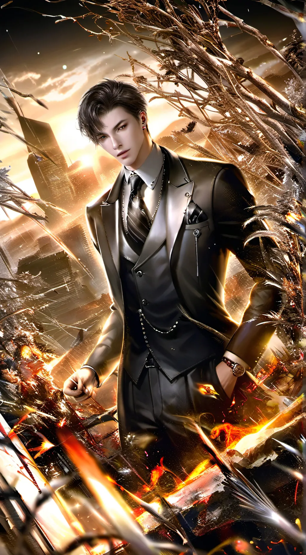 ai character: khalide  background