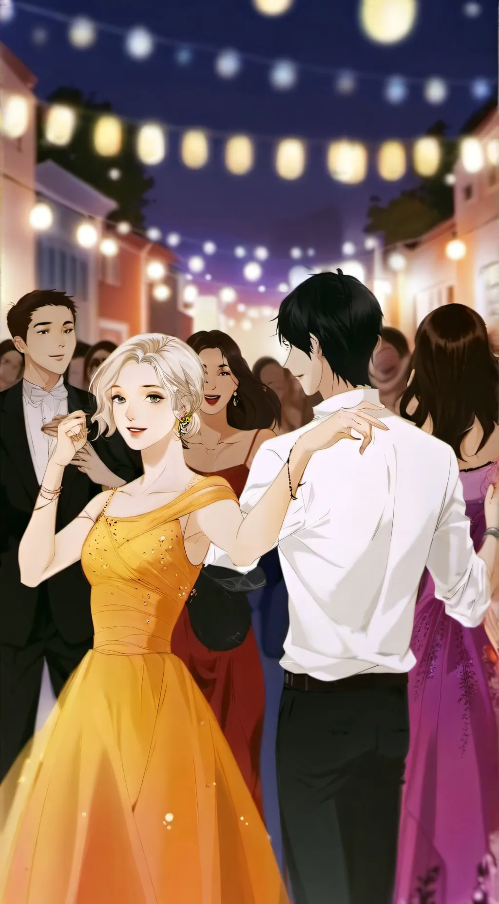 ai character: MHA party background