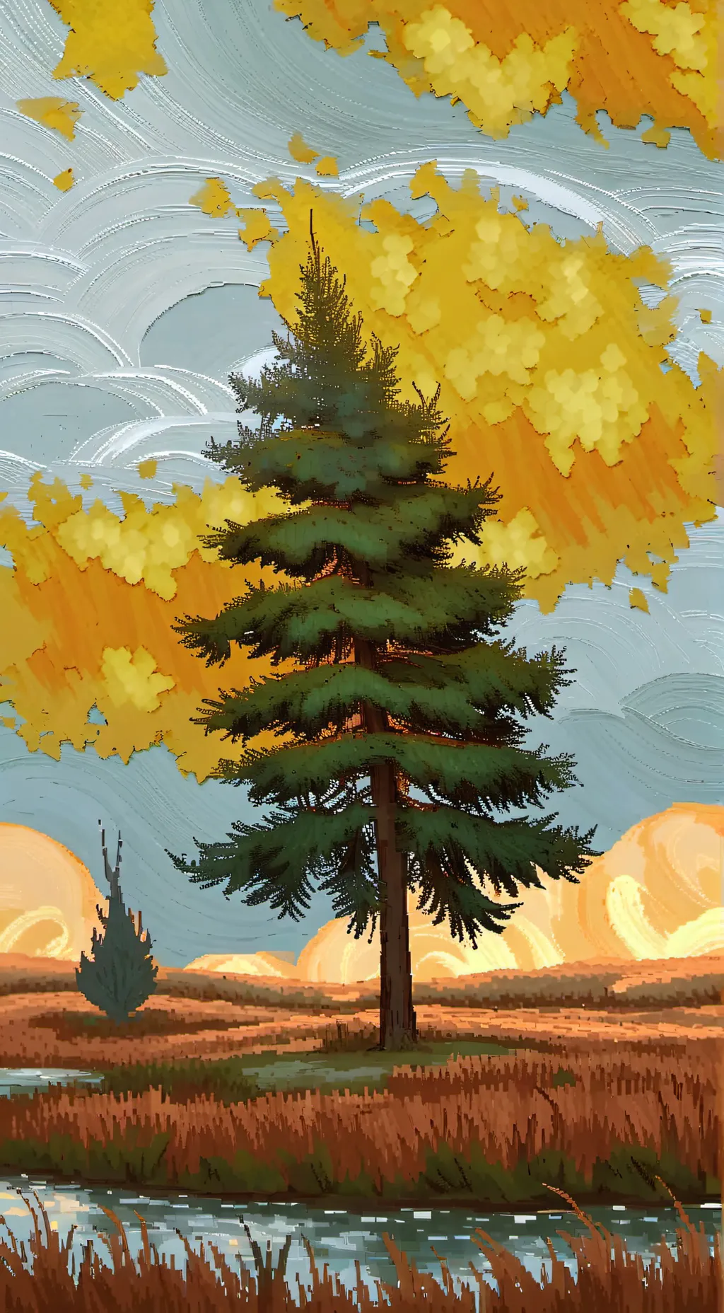 ai character: Return Myself background