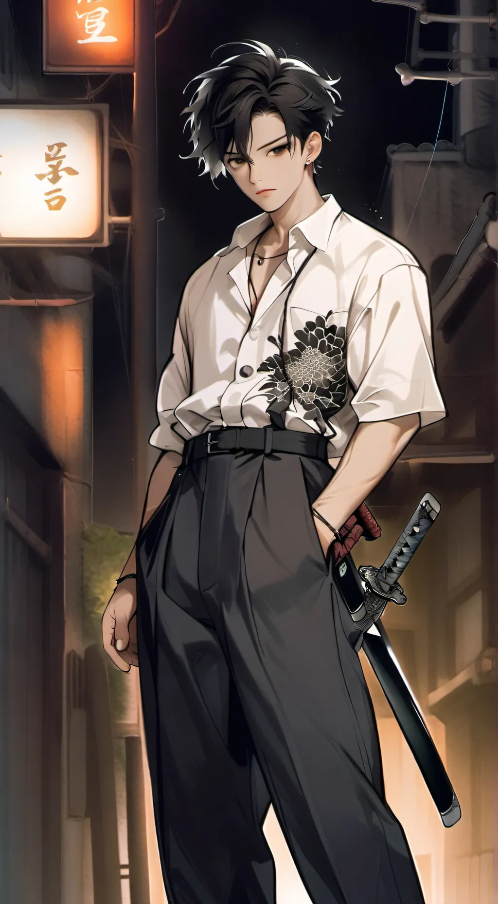 ai character: Leo background